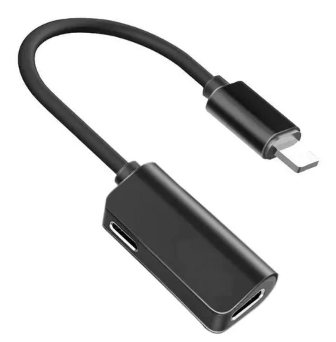 ADAPTADOR 2 EM 1 ROCK LIHTNING + LIGHTNING