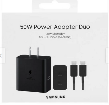 Cargador Samsung 50w con cable 5amperios 1.80m