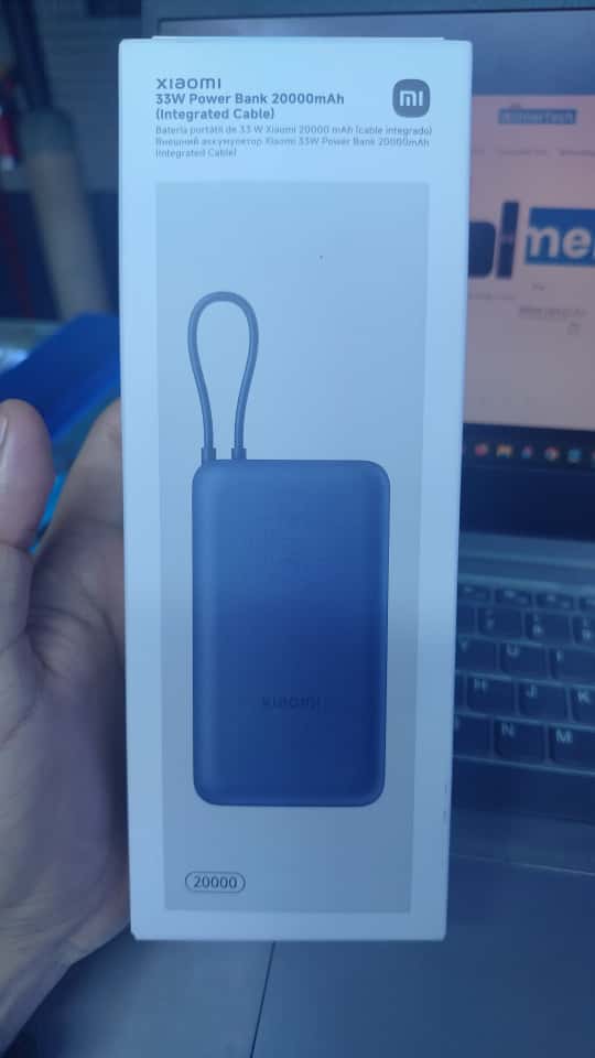 Cargador Xiaomi Power Bank 20000mah 33w Fast Charger